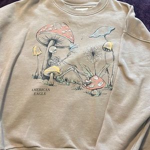 graphic american eagle crewneck